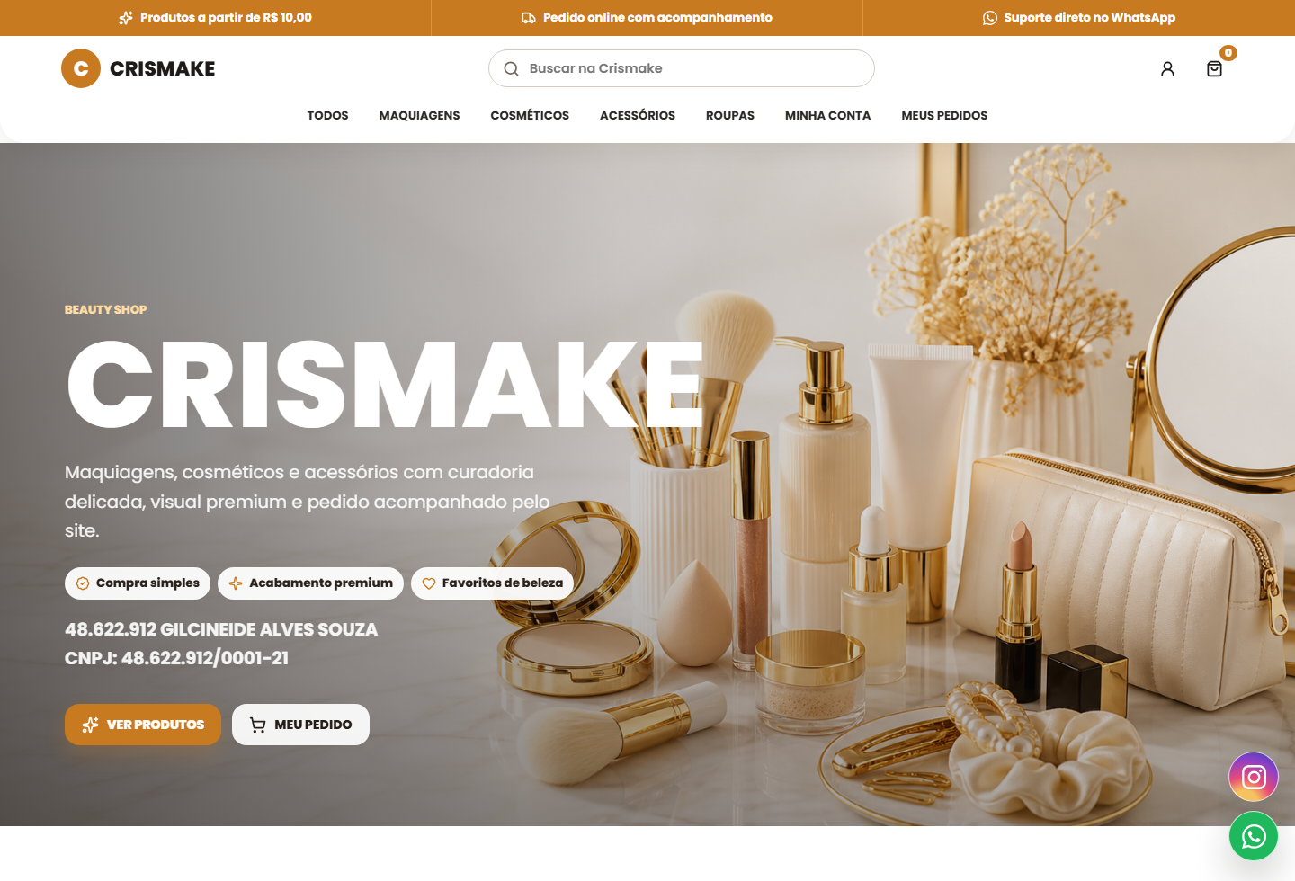 Print do site Crismakes